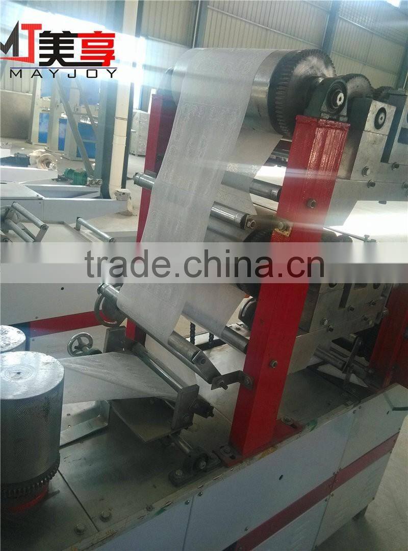 Full Automatic High Speed Electric Tissue Paper Napkin Machine Price For Sale