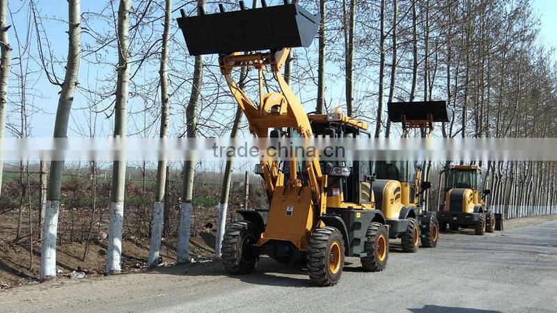 china factory supply 1200kg mini wheel loader with CE, with cab or sunshade