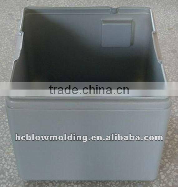 OEM Blow Molding plastic litter basket Receive garbage barrels street litter bin