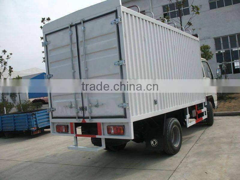JAC double cabin cargo box truck