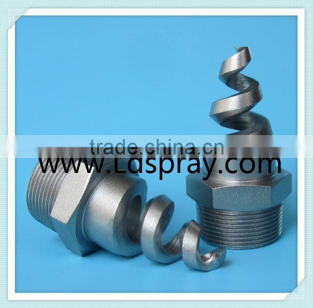 Stainless steel brass anti-cloging spiral full cone spray jet water nozzles