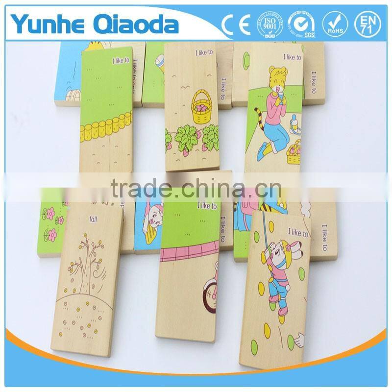 Early Learning Wood Puzzle Card - English study