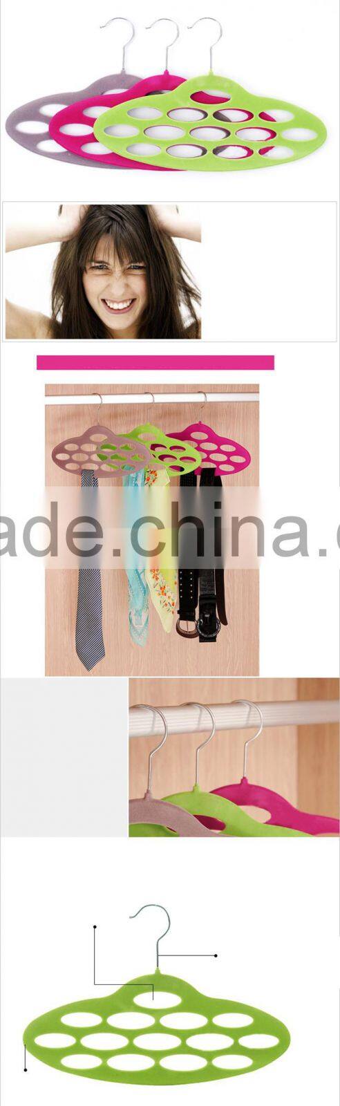 Home Organization Clothes Hangers Chrome Scarf Organizer Purse Design