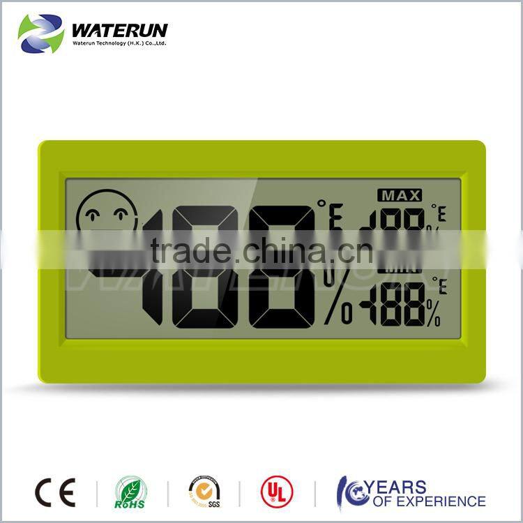 digital thermo hygrometer and clock with alarm