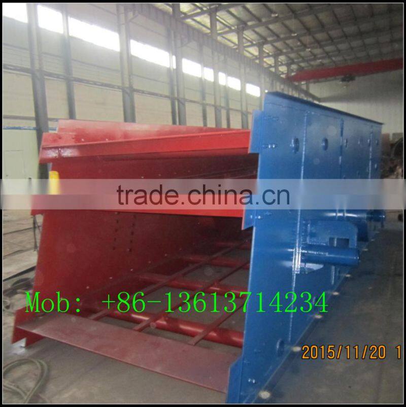 High capacity ore processing vibrating screen