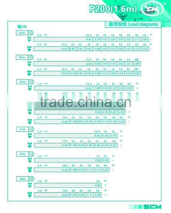 Tower crane P200--CANMAX