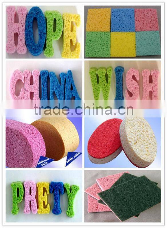 Face and bath cleaning cellulose sponge face cleaning cellulose sponge