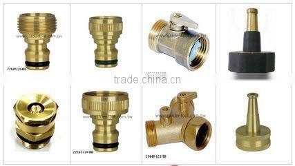 Brass Hose Connector With Stop