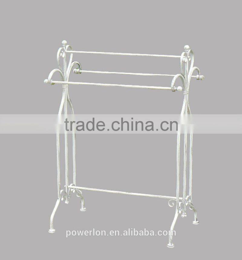 Antique White Water Proof Metal BarthroomTowel Rack PL08-34202
