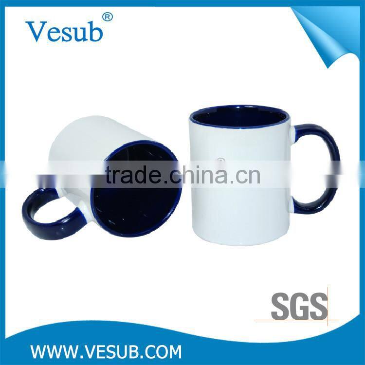 Top Quality Bottom Price 11OZ double color customized mug sublimation
