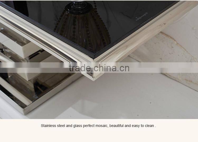 E414 Xinqing Modern Living Room Stainless Steel TV Stand