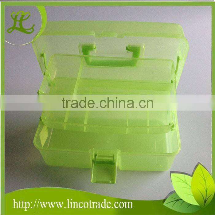 Plastic 3 Layers Makeup Case