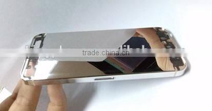 luxury 24k platinum back cover mirror housing for iphone 5s