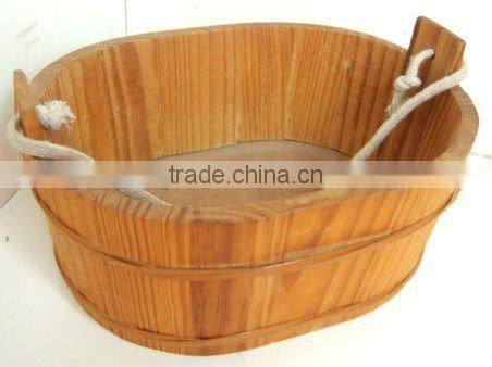 wholesale special simple wooden water bucket