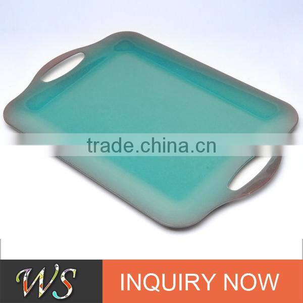 Eco-friendly Bamboo Fiber Printing Lunch Tray