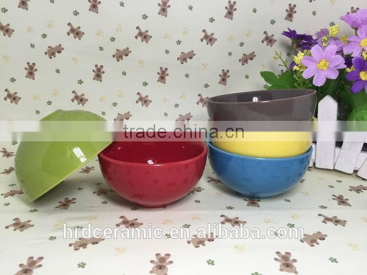 Stocked Ceramic Bowl Ceramic Salad Bowl Ceramic popcorn bowl