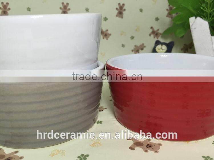 Stocked Nice colorful porcelain round ceramic soup bowl