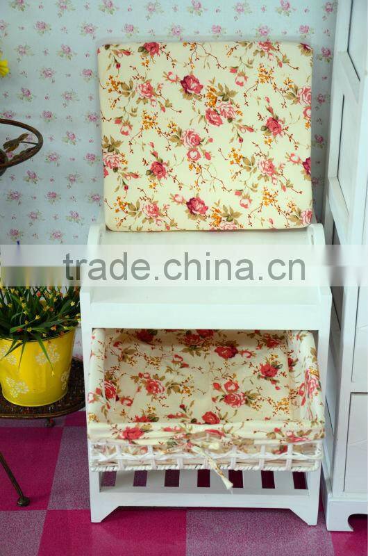 Wholesale wooden two-doors shoes cabinet
