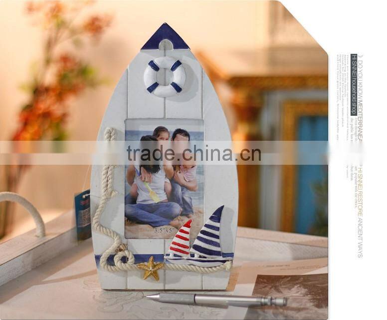 Marine series of children's creative photo frame furnishing articles, Mediterranean style decoration