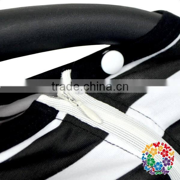 stretchy baby car seat cover black white stripe baby car seat cover with window