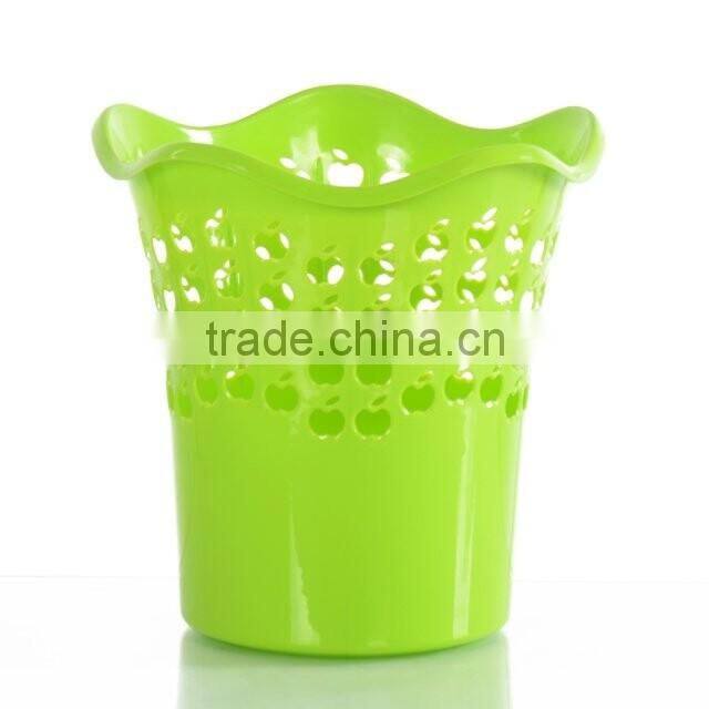 plastic round shape hotel trash can