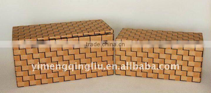 brown paper seating laundry box