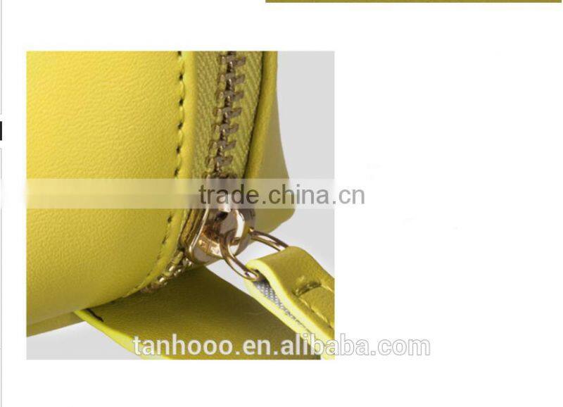 luxury high quality real leather makeup bag