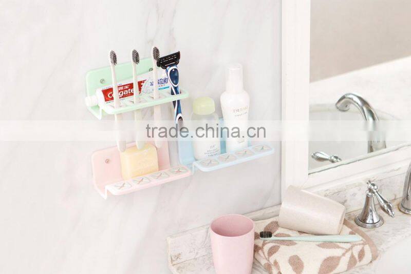 Sucker toothbrush rack