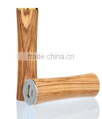 wooden power bank , wooden smart phone power bank 2600mah LR-01hm