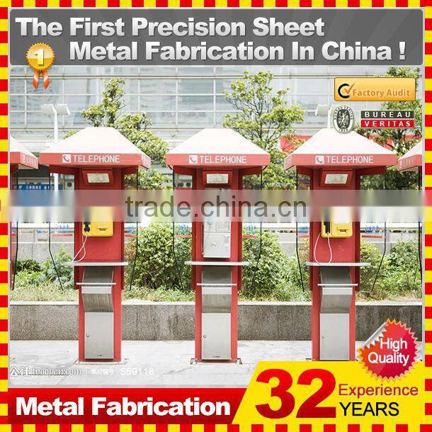 Free standing waterproof public london phone booth stand for sale