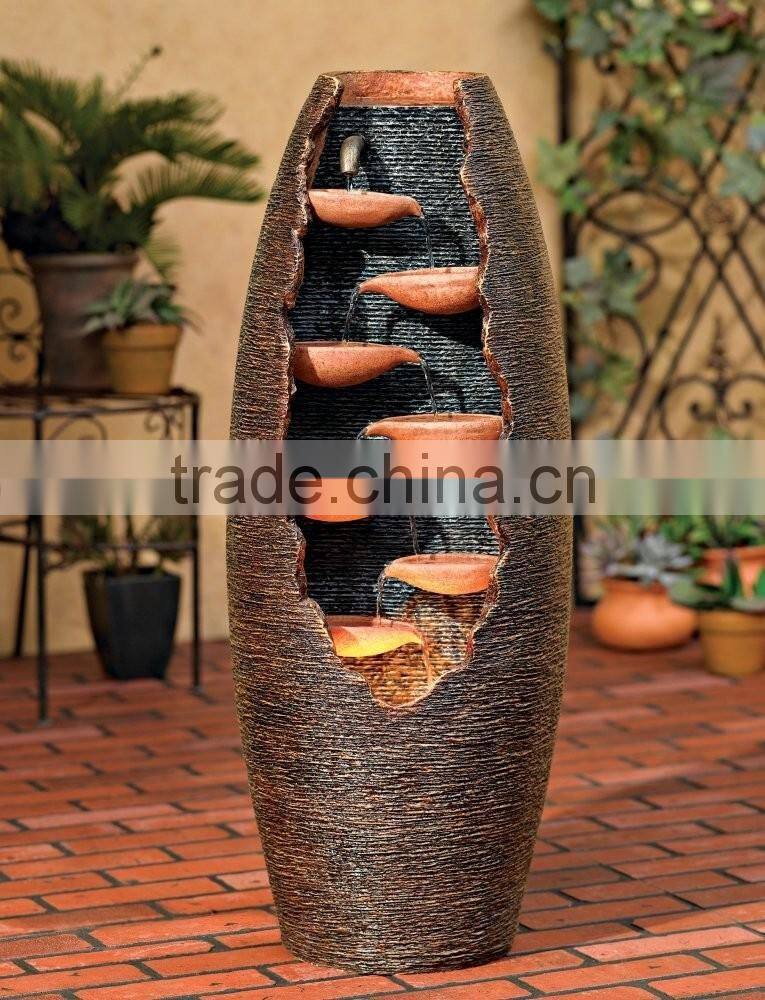 Seven Cascade Outdoor Water Fountain