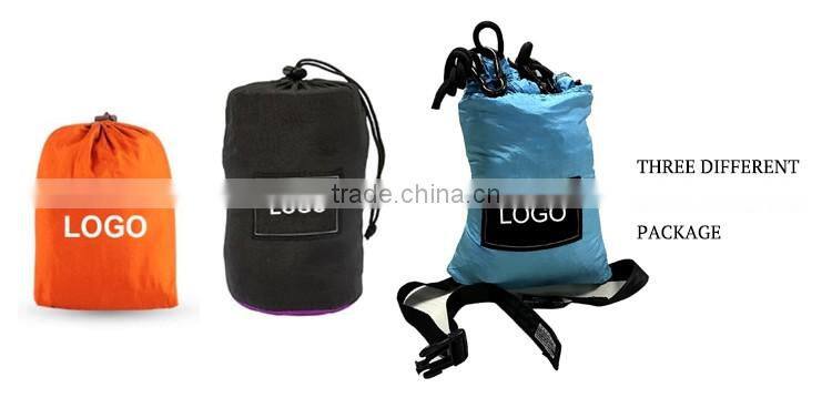 Custom cheap spring folding nylon hammock