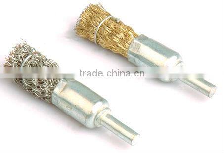 small steel wire polishing end brush
