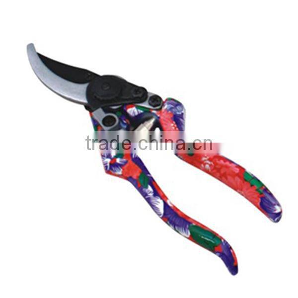 Decorative lady flower garden tool pruning shear & pruner scissor