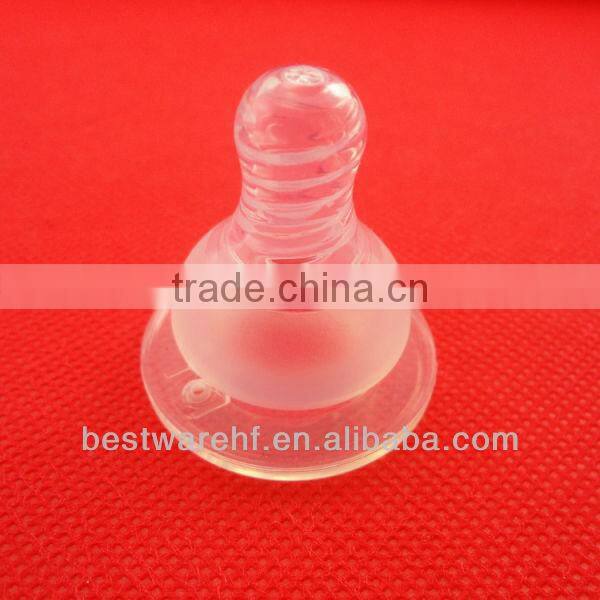 LFGB standard silicone rubber baby bottle nipple for 120ml 150ml 180ml 200ml 240ml 300ml feeding bottle