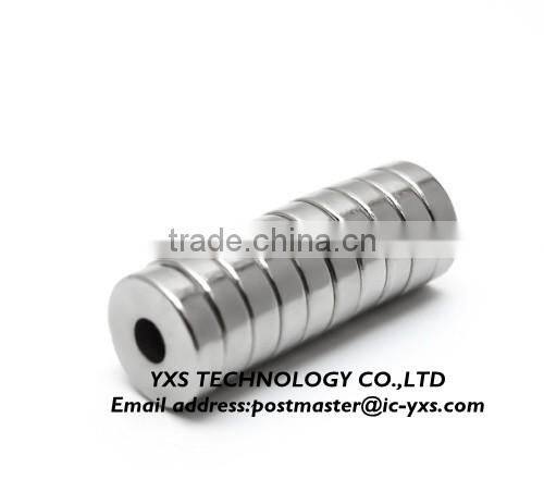 10 x 3mm Hole: 3mm N35 Ring Strong Neodymium Magnet Powerful Neodimio Super Rare Earth Magnets