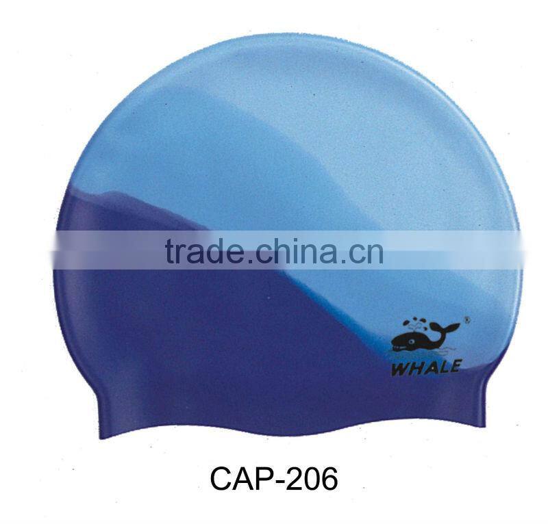 Embosses swim cap,Multi color design swimming cap(CAP-200)