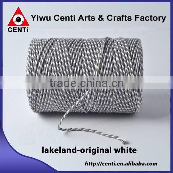 Classical daffodil and heather coloured original cotton bakers twine double colour bakers twine