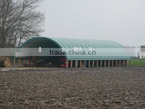 Farming and Hay storage building , Agricultural warehouse tent , Foundation mounted container shelter