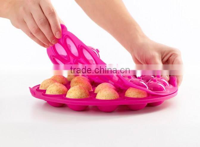 Silicone chocolate mould ball shape jelly cake mould cake decorating perforated baking tray