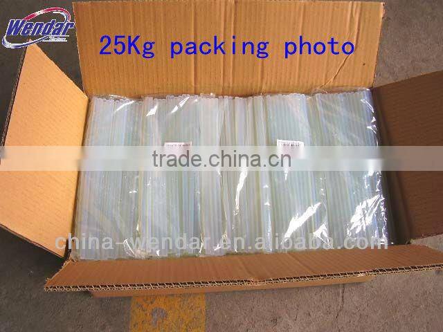 Hot melt glue stick with 11mm diameter,yellow hot melt glue stick