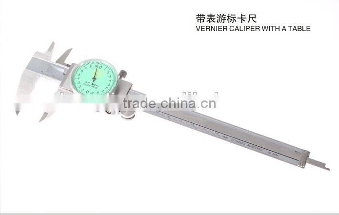 Hot selling table type 150mm stainless steel caliper