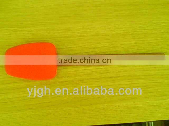 Kasun silicone 12 inch spatula with wooden handle