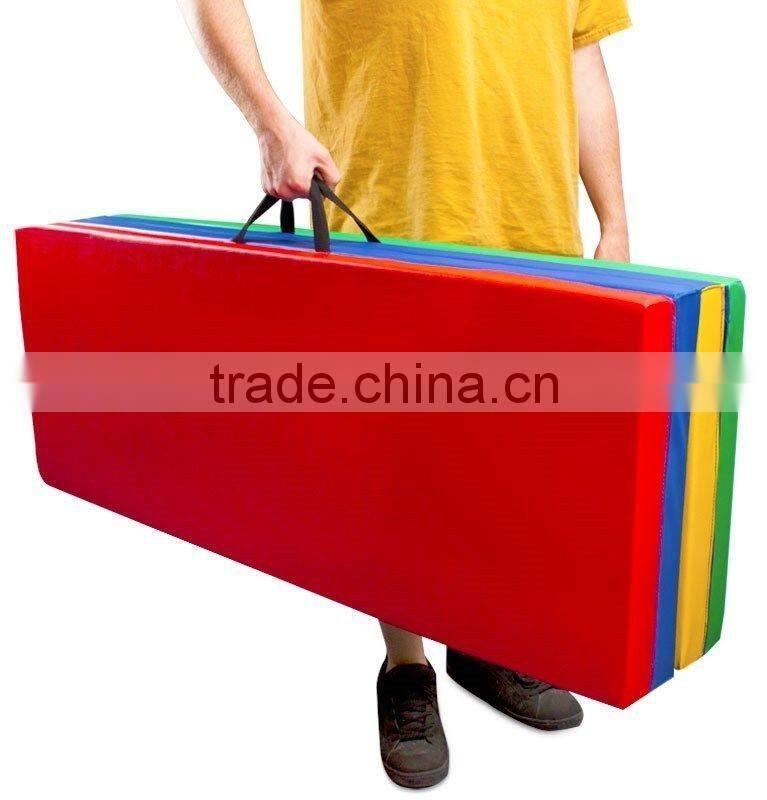 Professional folding gym mat,Cheerleading, Martial Arts, Yoga 4' x 6' Tumbling Mat
