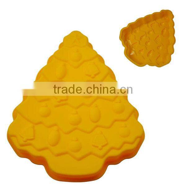 high quality silicone cookie baking cup,Chrismas tree shape silicone cake mould,silicone fruit tray