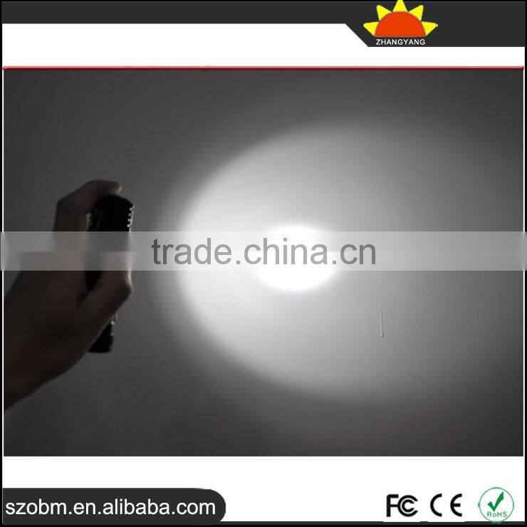 New Style B-D5 Auminum Alloy USB Rechargeable XPG-R5 LED 3 Modes LED Flashlight Torch With Clip