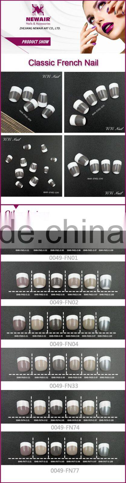 Wholesale french style beautiful arcylic nail tips
