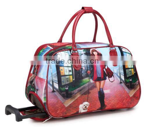 newest apple shape trolley bag /toilet bag