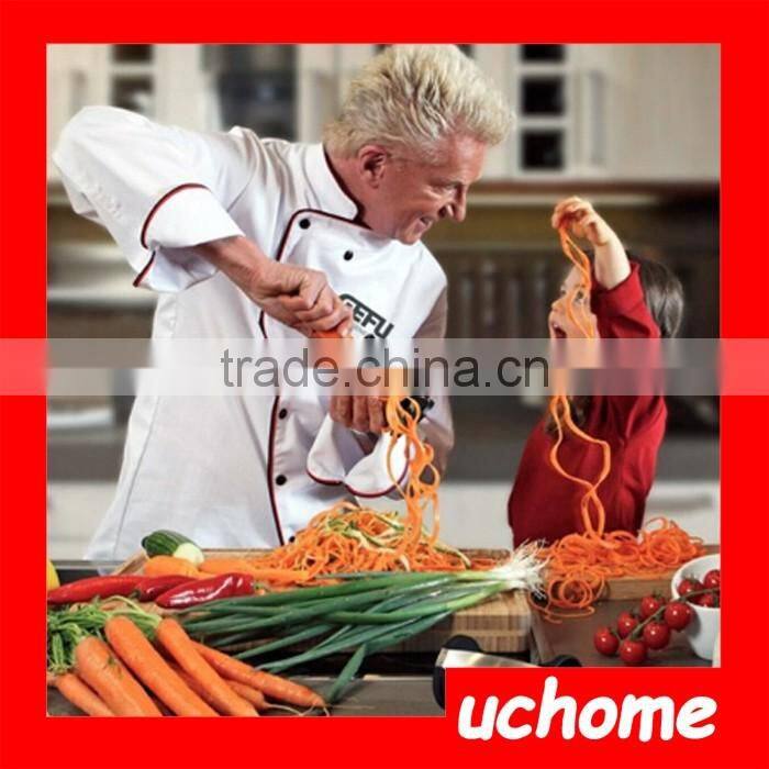 UCHOME Home Cook Vegetable Spiral Slicer, Vegetable Cutter & Veggie Pasta Noodle Maker