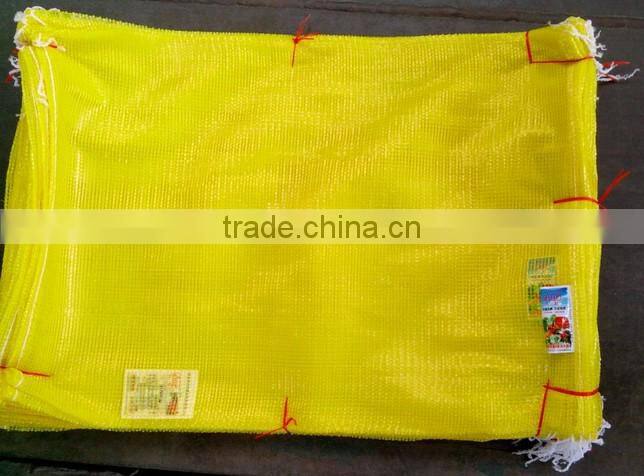 mesh packing bags with label